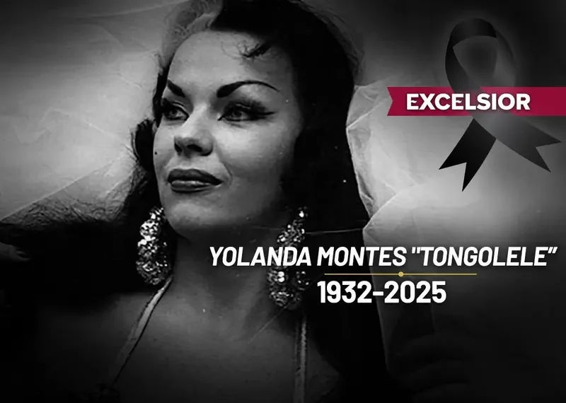 Reportan muerte de Tongolele, famosa vedette y actriz