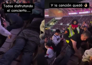 Sacan a hombre borracho del concierto de El Tri y momento queda musicalizado; “no agarres la jarra”