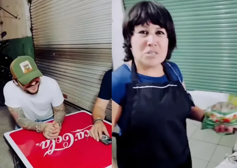 VIDEO: Christian Nodal desata polémica en redes tras visitar puesto de Dorilocos