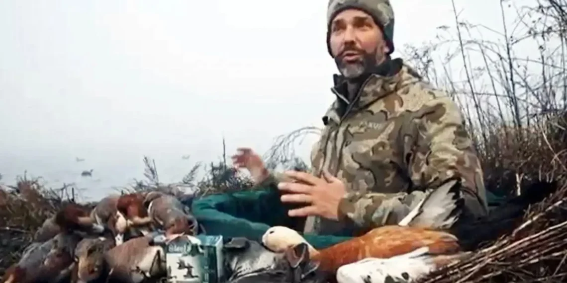 Trump Jr caza patos en zona protegida de Venecia; fue denunciado