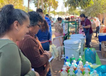 “Estamos muy contentos con el programa ‘Economía para tu Bienestar’ y aprovechamos el apoyo”: Marisela Nava.
