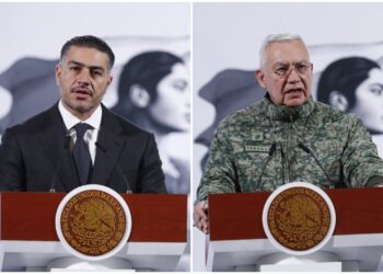 García Harfuch y titular de DEFENSA, en Sinaloa para revisar plan de seguridad en la entidad