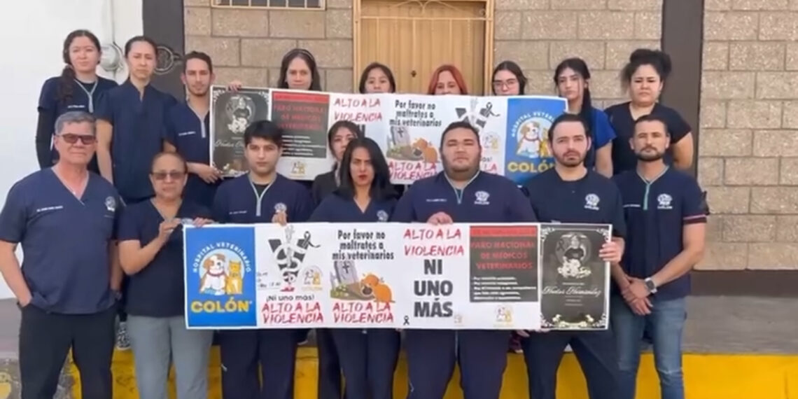 Se suman veterinarios sinaloenses a protesta nacional por el homicidio de su colega Héctor Hernández
