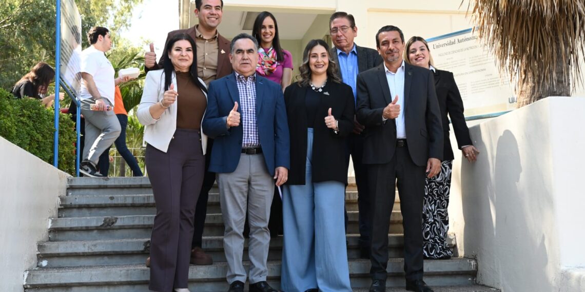 Con el Rector Jesús Madueña como invitado de honor, la directora de la Facultad de Ciencias de la Nutrición y Gastronomía de la UAS rindió su Primer Informe de Labores