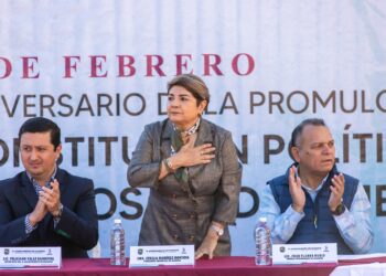 La soberanía no se negocia, la presidenta Sheinbaum no está sola: Feliciano Valle, en la conmemoración del 108 aniversario de la Constitución