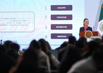 Gobierno de México informa que de febrero a abril se construirán 52 mil 345 viviendas en 25 entidades federativas