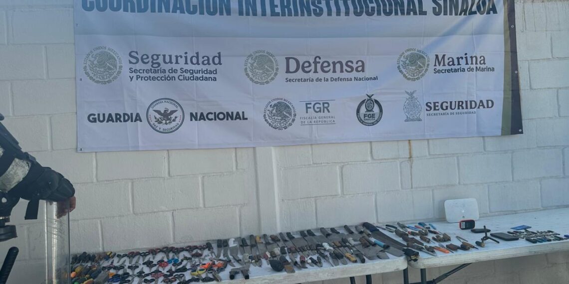 Realizan inspección en el penal de El Castillo, Mazatlán, y aseguran objetos ilícitos