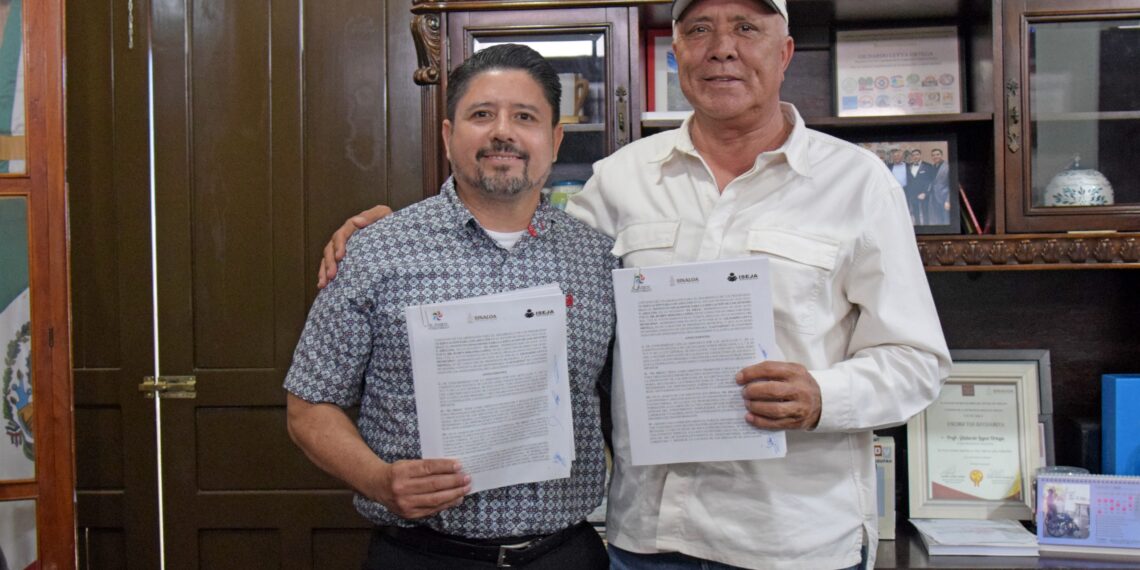 Gobierno de El Fuerte firma convenio con ISEJA para impulsar la alfabetización en el municipio