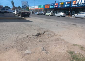 Ciudadanos reportan bache en sector centro – NR | NOTICIAS 