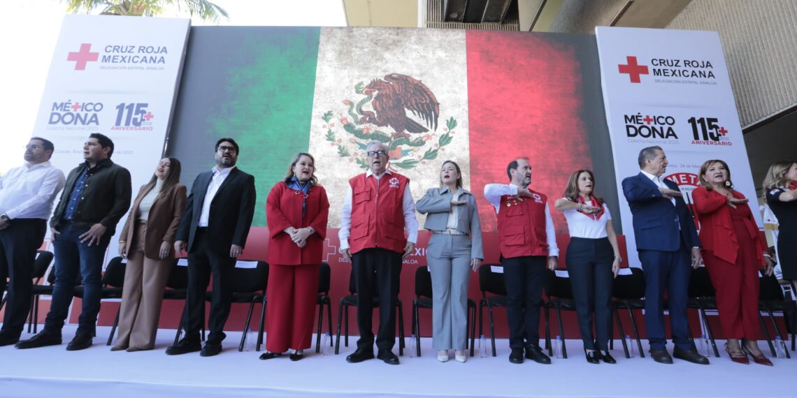 “Hablar de la Cruz Roja es hablar de humanismo”: Rocha, al poner en marcha la Colecta Nacional de Cruz Roja en Sinaloa