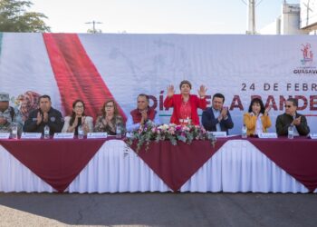 Tenemos un compromiso con México; en el Día de la Bandera, la alcaldesa de Guasave llama a defender la soberanía, la justicia y la transformación