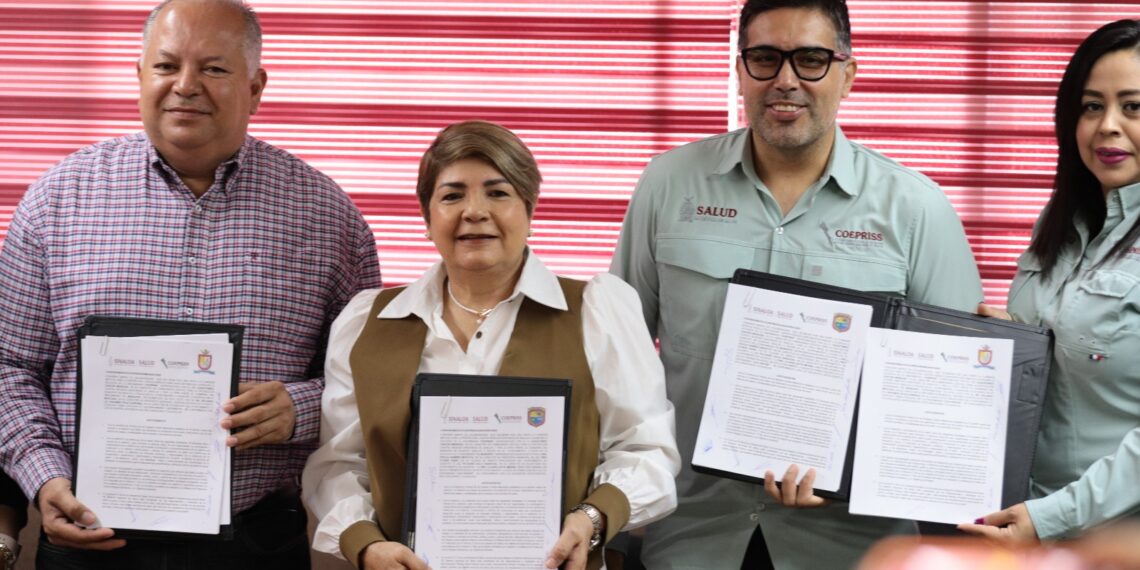La prevención es primero, alcaldes de Guasave y de Sinaloa firman convenios con la COEPRISS