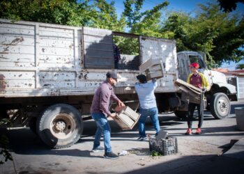Exitosa jornada de descacharrización en la colonia Los Pinos