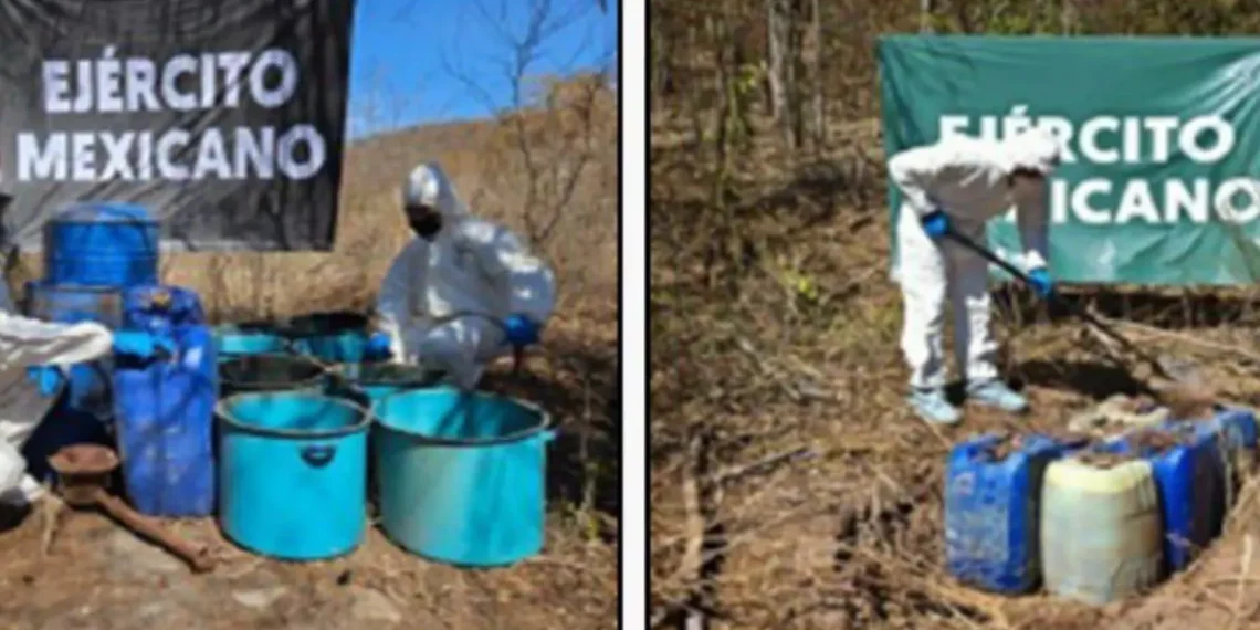 Aseguran 9 laboratorios clandestinos en Culiacán, Cosalá y Mocorito