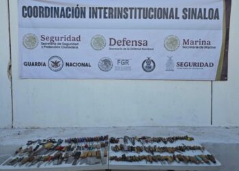 ‘Esculcan’ el Centro Penitenciario Goros II, en Ahome; localizan armamento