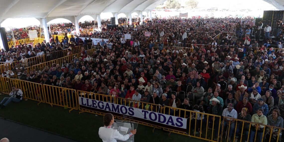 Presidenta Claudia Sheinbaum y Gobernador de Durango, Esteban Villegas anuncian universalidad de la pensión para personas con discapacidad en el estado