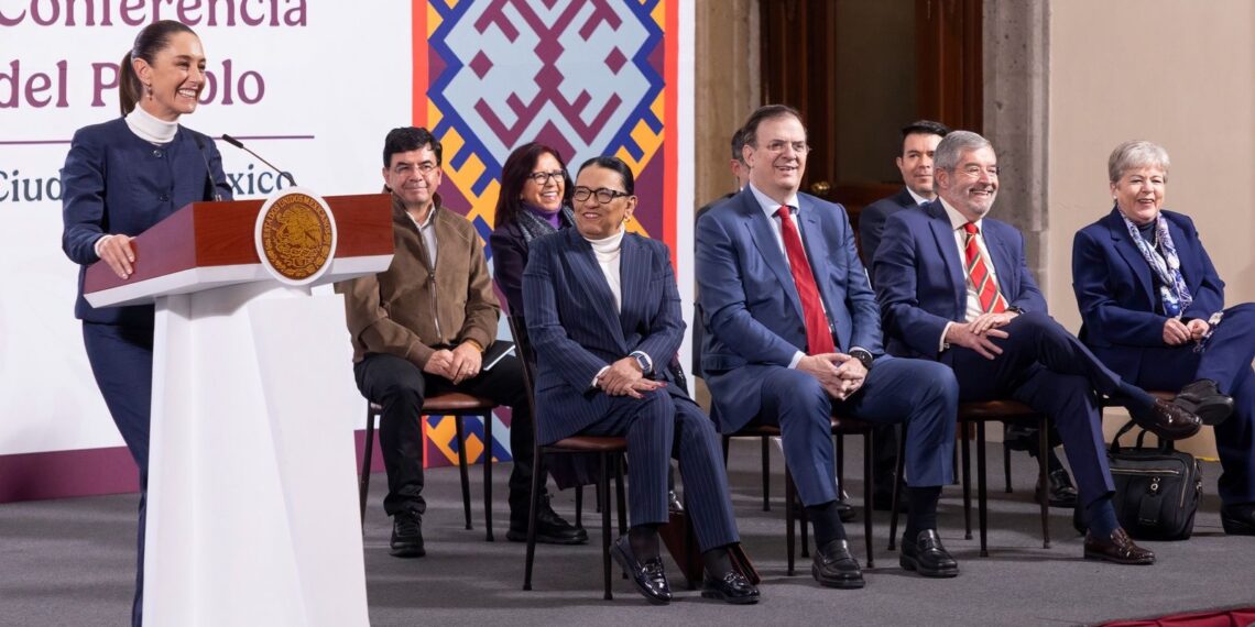 Presidenta Claudia Sheinbaum: Aranceles se pausan un mes; se establecerán mesas de trabajo con el Gobierno de EUA en materia de seguridad y comercio