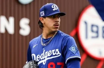 El pitcher mexicano José Rodríguez, prospecto de Dodgers, recibe elogios tras brillante actuación en las prácticas de pretemporada