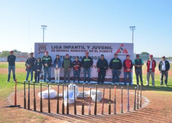 Municipio de El Fuerte celebra el renacimiento del béisbol infantil y juvenil