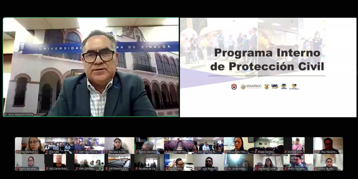 A la vanguardia en materia de prevención, presenta la UAS su Plan de Trabajo del Programa Interno de Protección Civil en las Unidades Académicas