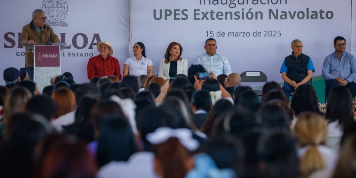 “En los 20 municipios de Sinaloa: educación inclusiva para todos y todas”, Gobernador Rocha Moya al inaugurar edificio de la UPES, extensión Navolato