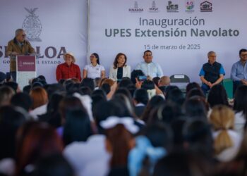 “En los 20 municipios de Sinaloa: educación inclusiva para todos y todas”, Gobernador Rocha Moya al inaugurar edificio de la UPES, extensión Navolato