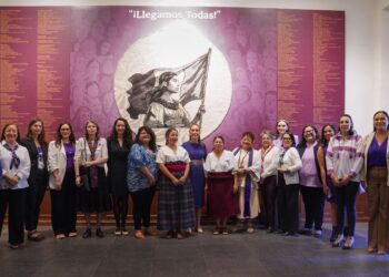 Presidenta Claudia Sheinbaum inaugura la sala mujeres en la historia en Palacio Nacional en conmemoración del 8M
