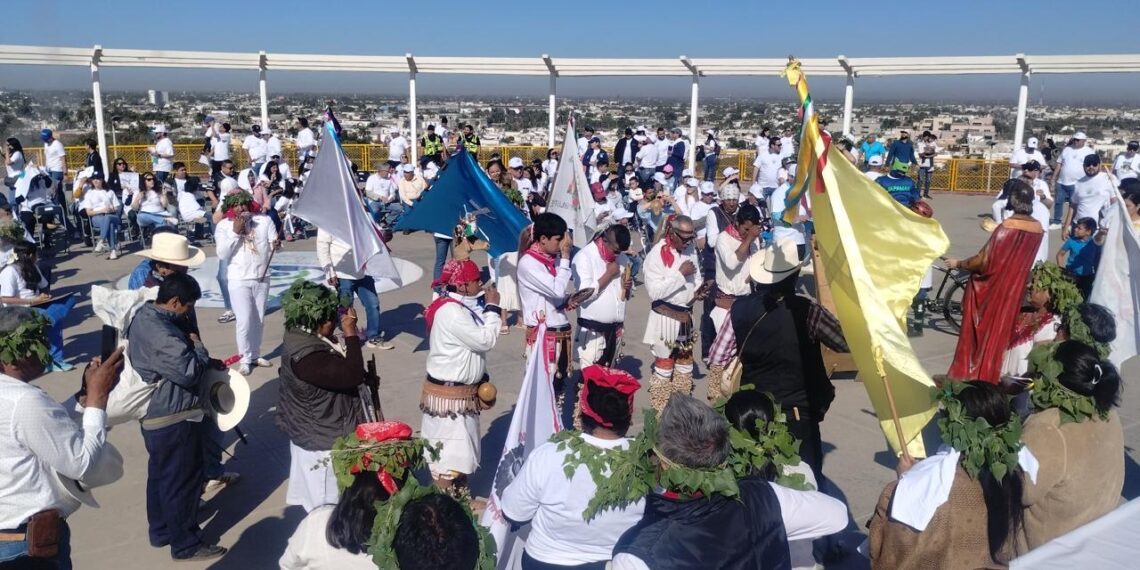Piden por la lluvia en el cerro de La Memoria en el Día Mundial del Agua