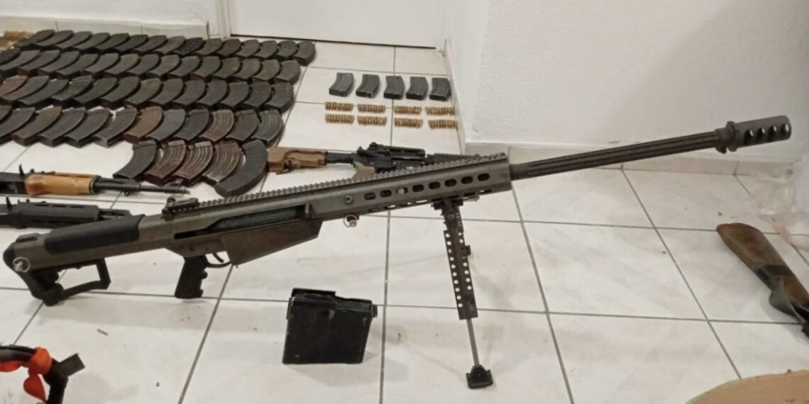 Aseguran artefactos explosivos, armas y municiones en la zona rural de Mazatlán