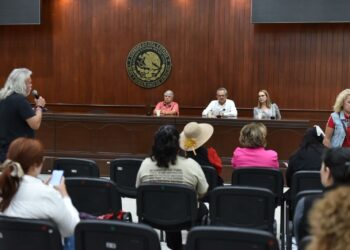 Diputadas y diputados atienden a grupos de manifestantes