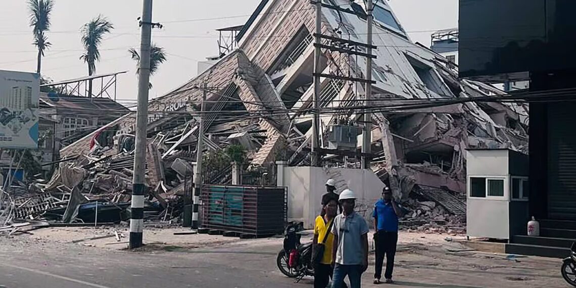 Sismo de 7.7 sacude a Myanmar y afecta el sureste asiático; hay 81 personas desaparecidas en Bangkok