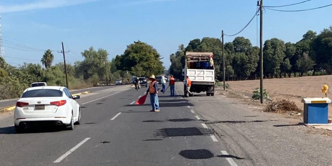 Al más del 90% la rehabilitación de carreteras en Sinaloa para Semana Santa