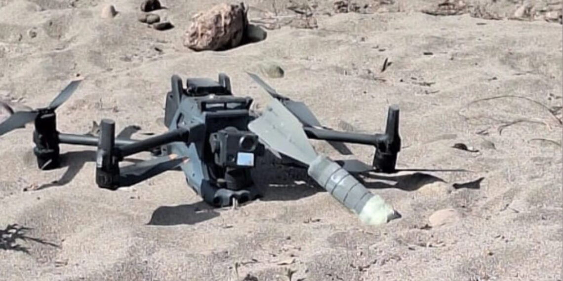 Localizan artefacto explosivo improvisado y dron en Culiacán