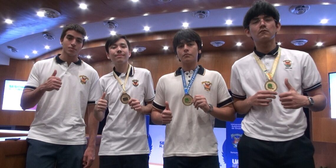 Esfuerzo, disciplina y preparación, las claves para el éxito de los bachilleres de la UAS medallistas en la Olimpiada Nacional de Química en Querétaro