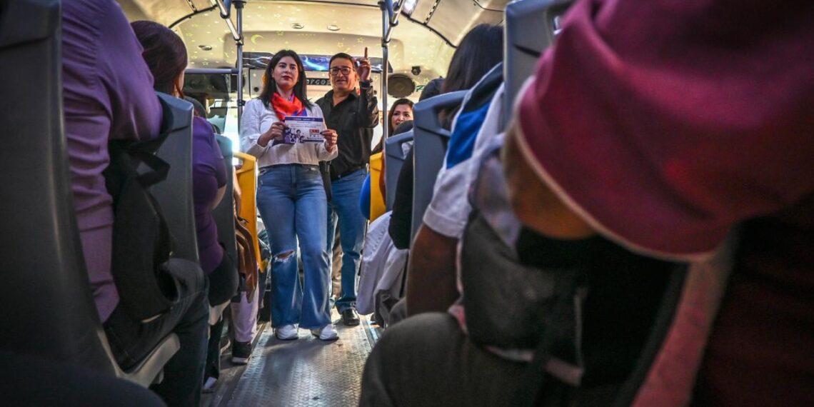 SEMujeres y la Dirección de Vialidad y Transportes se unen por un transporte urbano seguro