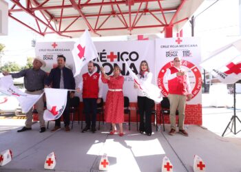 La Cruz Roja nos sirve a todos y salva vidas, alcaldesa de Guasave en inicio de colecta anual