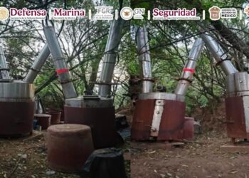 En el Estado de México, se desmanteló un laboratorio para fabricación de drogas sintéticas