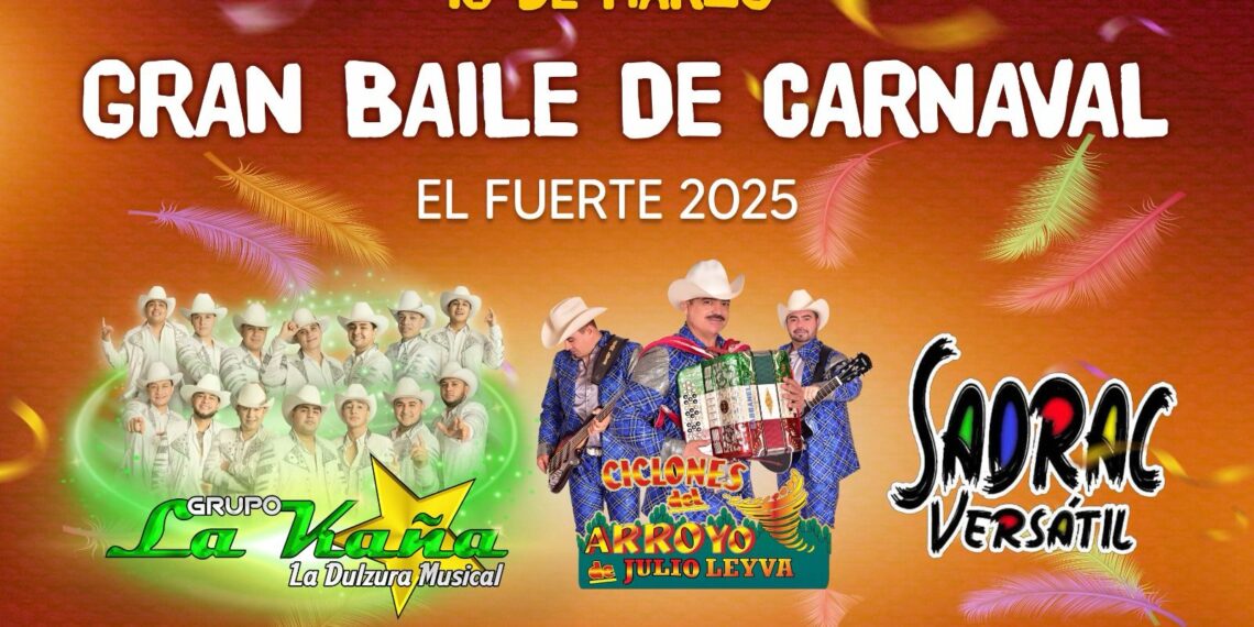 Alcalde Gildardo Leyva invita al Carnaval El Fuerte 2025, “Aves de Nuestra Tierra”.