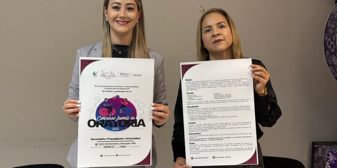IMJU invita a participar en el “Concurso Juvenil de Oratoria 2025” – NR | NOTICIAS