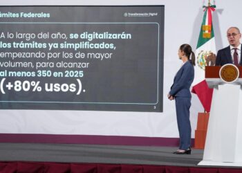 Presidenta Claudia Sheinbaum informa que hoy se publica en el DOF reducción de 342 a 151 trámites federales para tener un Gobierno más eficiente, menos burocrático y sin corrupción