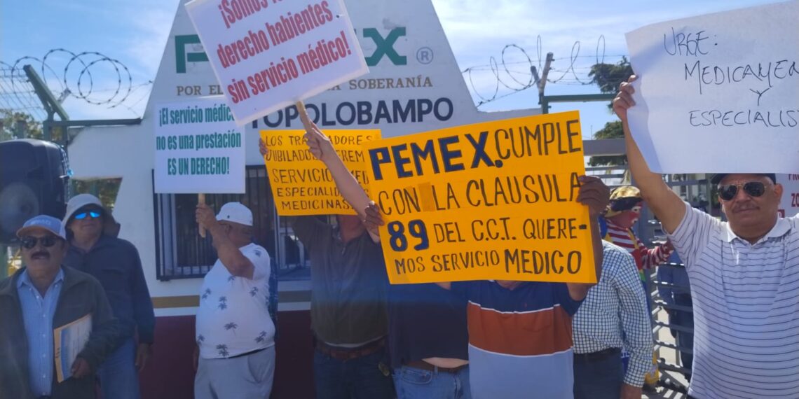 Jubilados de PEMEX se manifiestan para exigir el derecho a los servicios médicos – NR | NOTICIAS