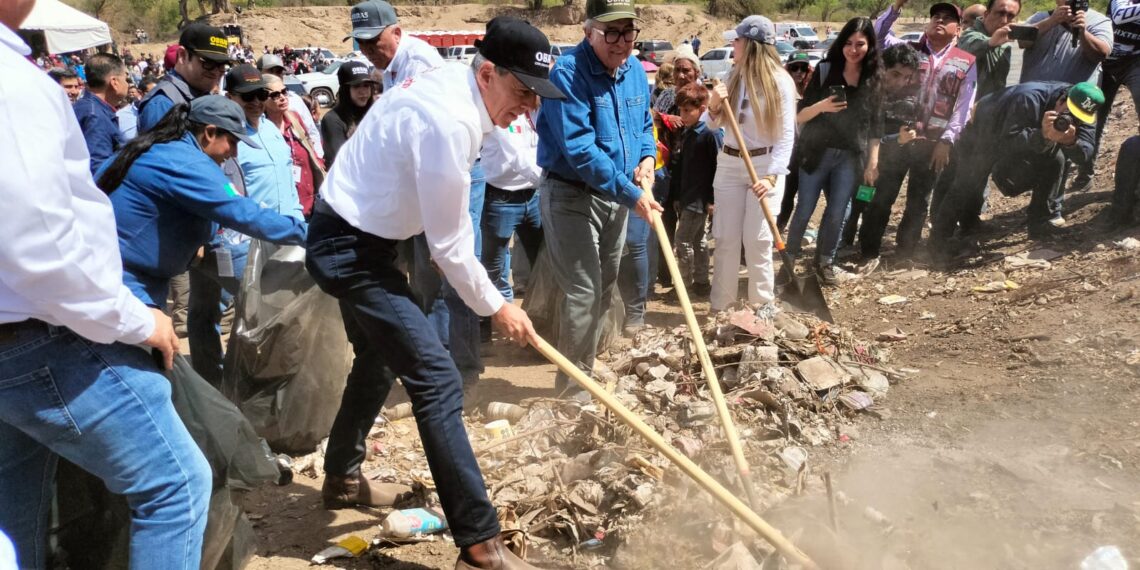 Rocha Moya visita Rancho Teroque para dar inicio a la campaña de limpieza del Río Fuerte – NR | NOTICIAS