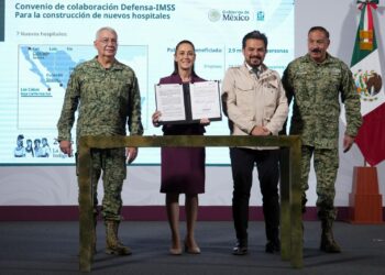 Presidenta Claudia Sheinbaum anuncia que la Defensa Nacional construirá siete nuevos hospitales del IMSS en beneficio de 2.9 millones de personas