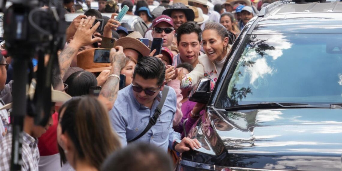 Sheinbaum lleva a cabo una exitosa gira por los estados de Oaxaca, Tlaxcala e Hidalgo