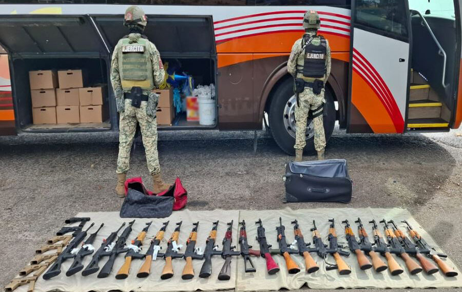 El Gabinete de Seguridad del Gobierno de México informa los resultados obtenidos de la “Operación Frontera Norte” el día 29 de abril de 2025