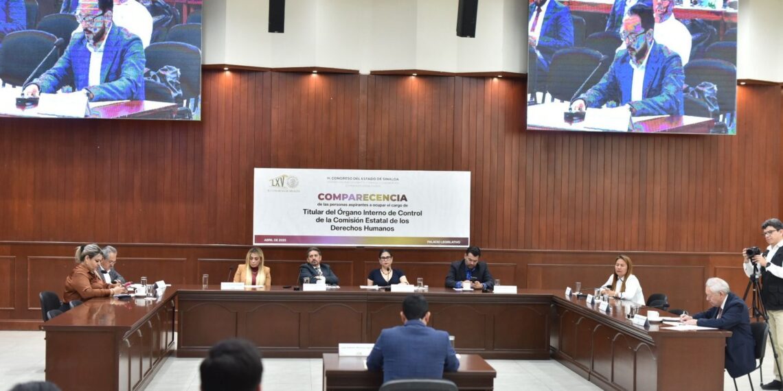 Aspirantes al OIC de la CEDH comparecen ante comisiones del Congreso