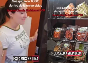 Alumnas de la Universidad Anáhuac se viralizan al mostrar máquina expendedora sin comida chatarra
