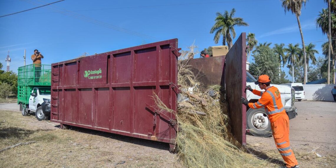 Instalan “Tolva a tu alcance” para desechar cacharros en Los Mochis