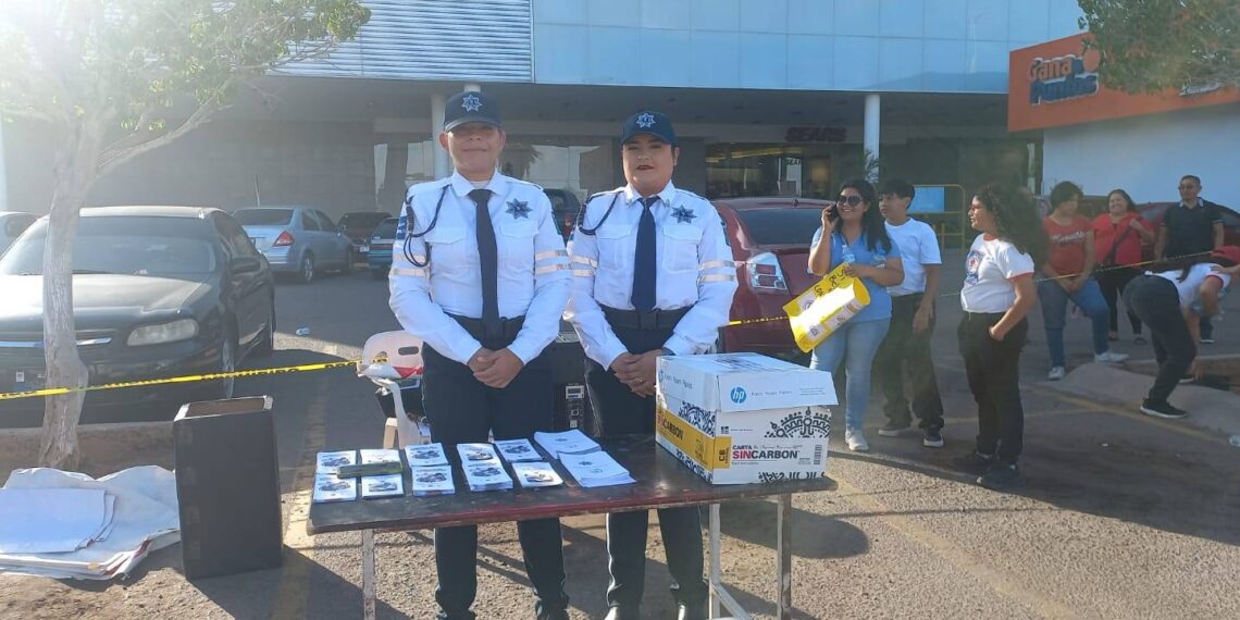 Participa Tránsito Municipal de Ahome en Feria de la Seguridad Vial