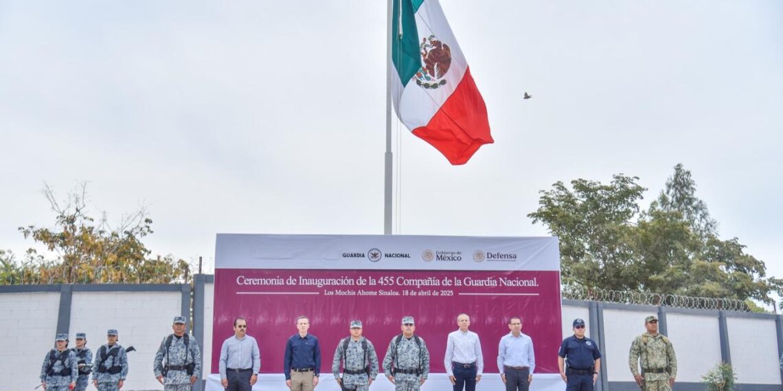 Inauguran instalaciones de la 455 Compañía de la Guardia Nacional en Los Mochis